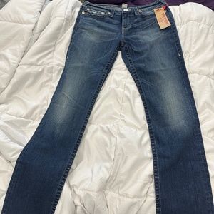 NWT True Religion Slim Straight Jeans Size 31 New with Tags